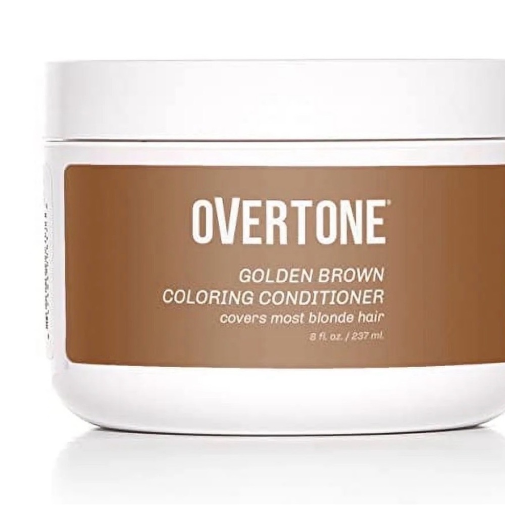 Overtone Golden Brown Coloring Conditioner - Nourishing Brown Hair Color
